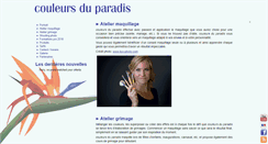 Desktop Screenshot of couleurs-du-paradis.ch